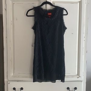 Deep or Shallow black lace dress